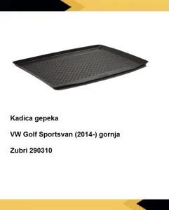 Kadica gepeka VW Golf Sportsvan (2014-) gornja, 290310