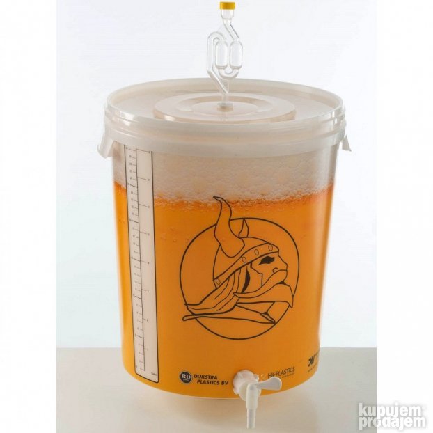 Fermentator za pivo sa vrenjačom i slavinom 32L Enolandia