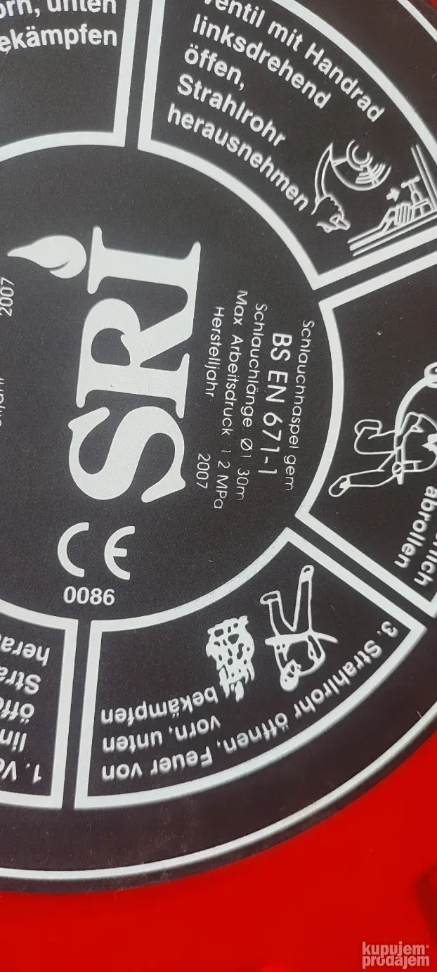 crevo za zalivanje navodnjavanje 30m.30/25mm 3/4