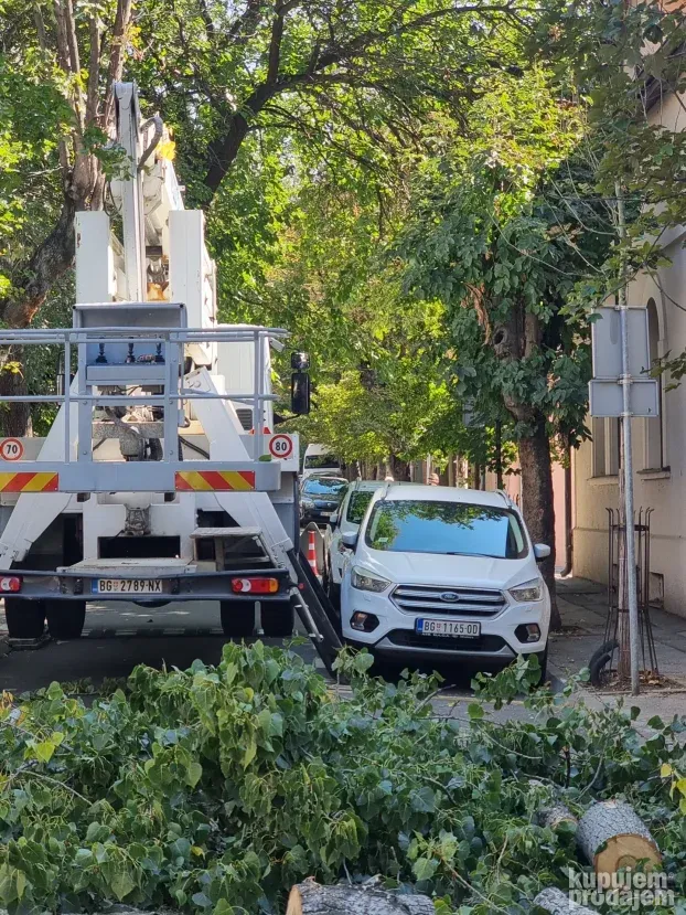 Kamion sa korpom  20-32 metara Najam,SECENJE obaranje drveca