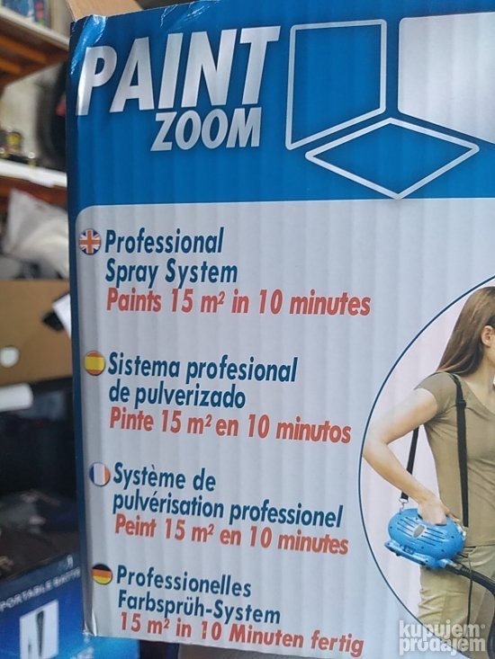 Pistolj za farbanje sa kompresorom Paint Zoom KupujemProdajem