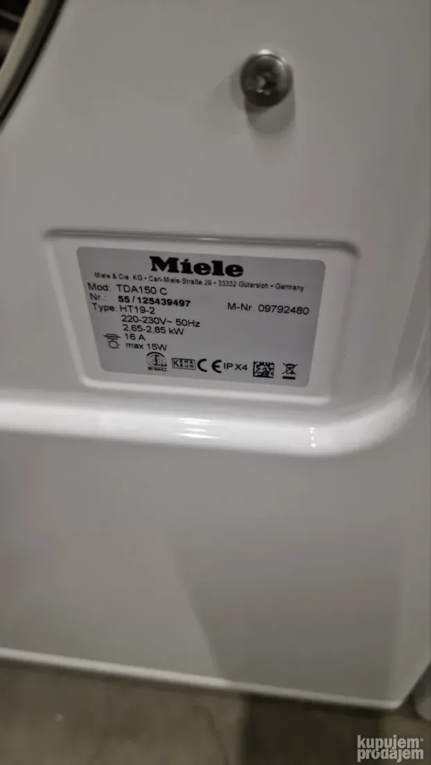 Mašina za sušenje veša Miele sa grejacima