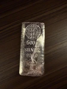 Srebro Silver 500g poluga