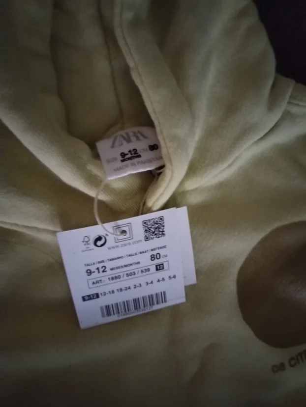 Zara trenerka vel. 80 od 9-12 meseci NOVO
