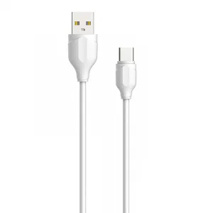 USB kabel LDNIO LS371 Type-C USB beli 1m
