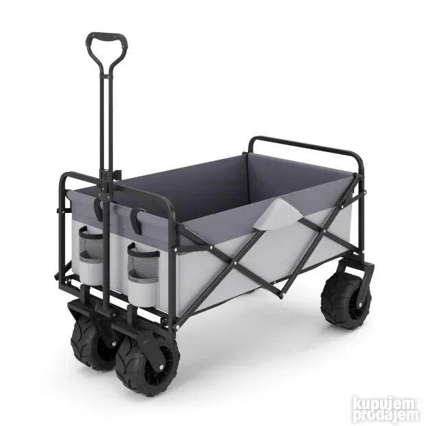 Sklopiva ručna kolica BENNY - siva