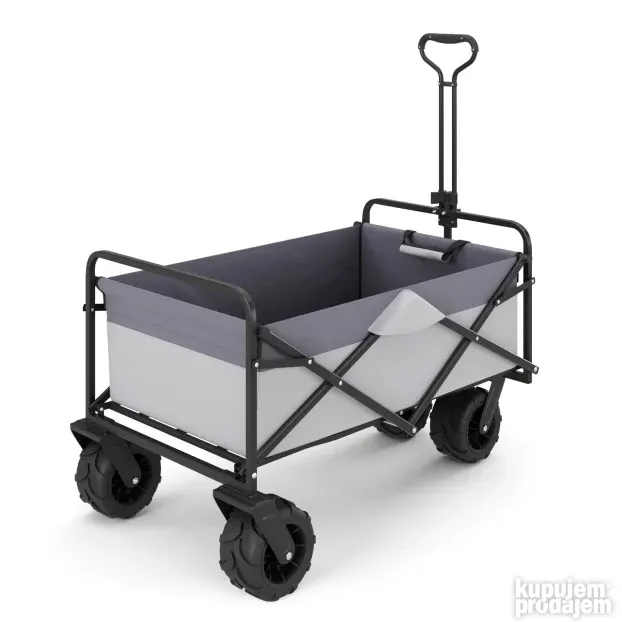 Sklopiva ručna kolica BENNY - siva