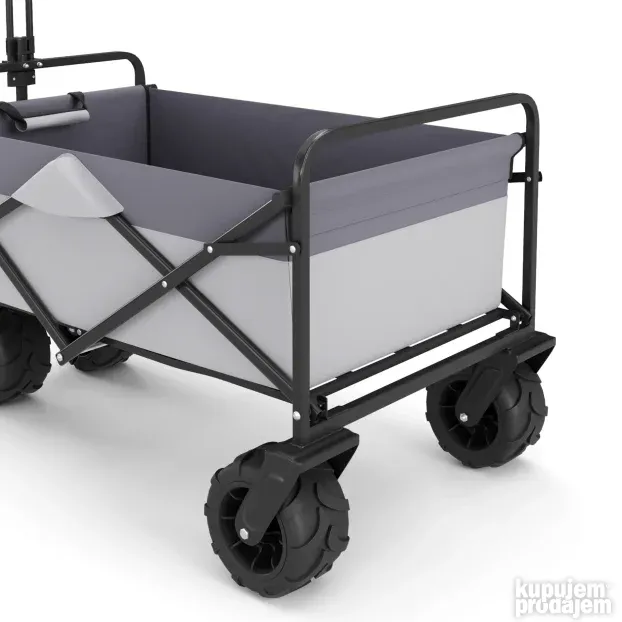 Sklopiva ručna kolica BENNY - siva