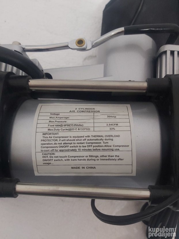 Mobilni kompresor 12V 30A