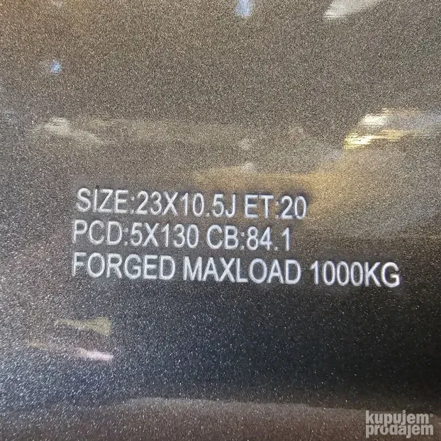 nove kovane alu felne 23" brabus  za g klasu