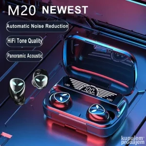 Slusalice Bluetooth M20 + Power bank