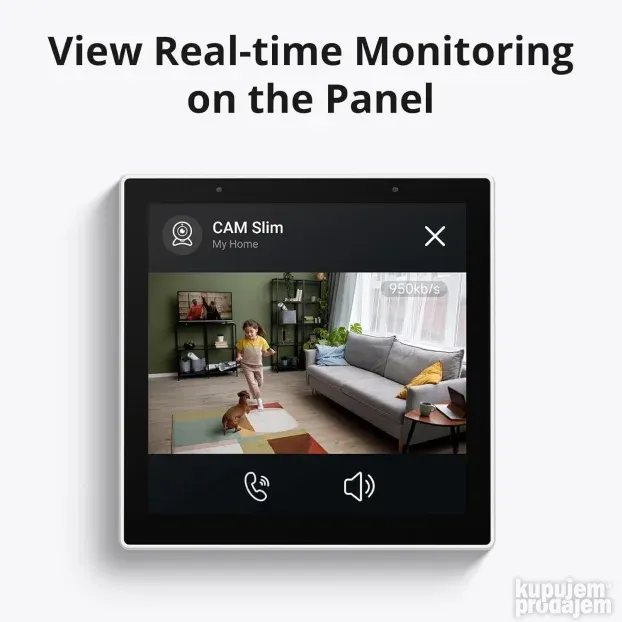 SONOFF NSPanel Pro beli smart-home 86x86mm HMI Touch panel