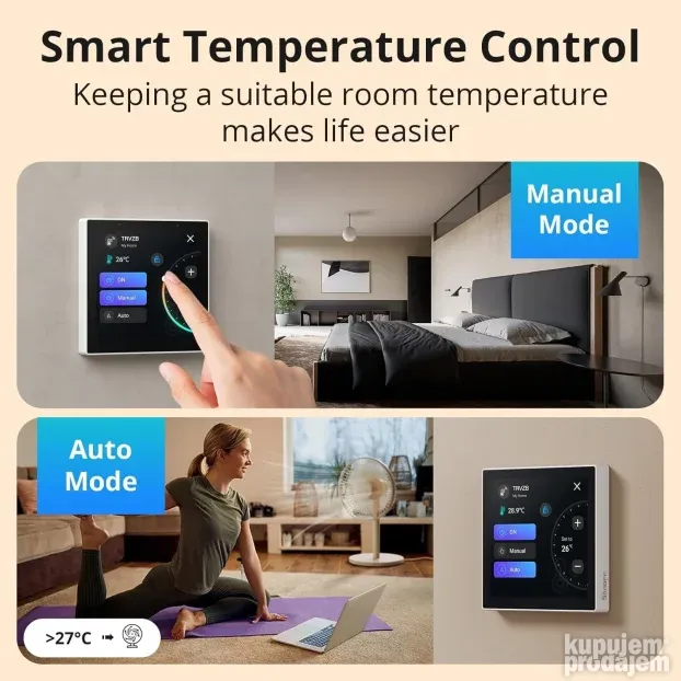 SONOFF NSPanel Pro beli smart-home 86x86mm HMI Touch panel