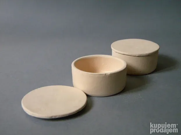 Keramička kutija za decoupage - manja