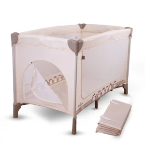 Jungle Prenosivi krevetac za decu Moon 1 nivo Bež NOVO