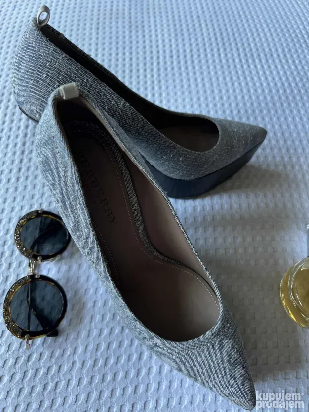 BURBERRY ORIGINAL sive platforme cipele 40 ( 39 )