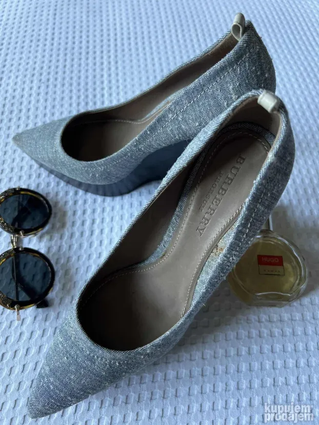 BURBERRY ORIGINAL sive platforme cipele 40 ( 39 )