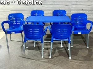 sto i 6 stolica a terase baste dvorista