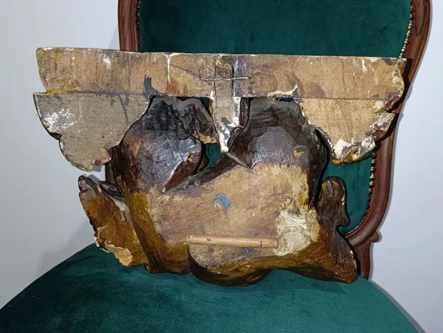 Konzola za zid Renesansa 18 19 vek drvoo