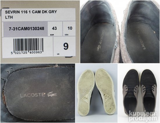 Lacoste Sevrin cipele  KOŽA S380