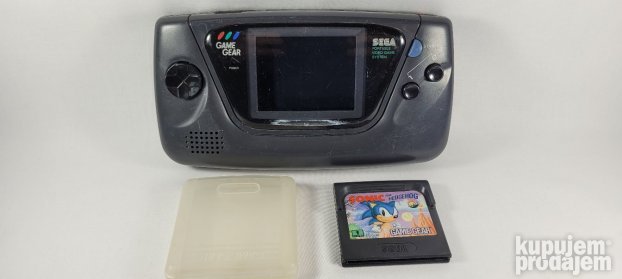 Sega Game Gear Konzola + Sonic Hedgehog igrica