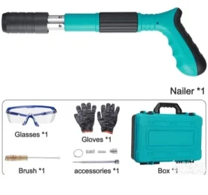 Pistolj za eksere + 50 eksera Zabijac eksera za beton metal