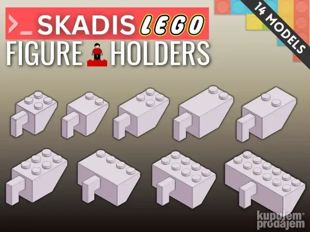 Ikea SKADIS Police za LEGO kolekcije