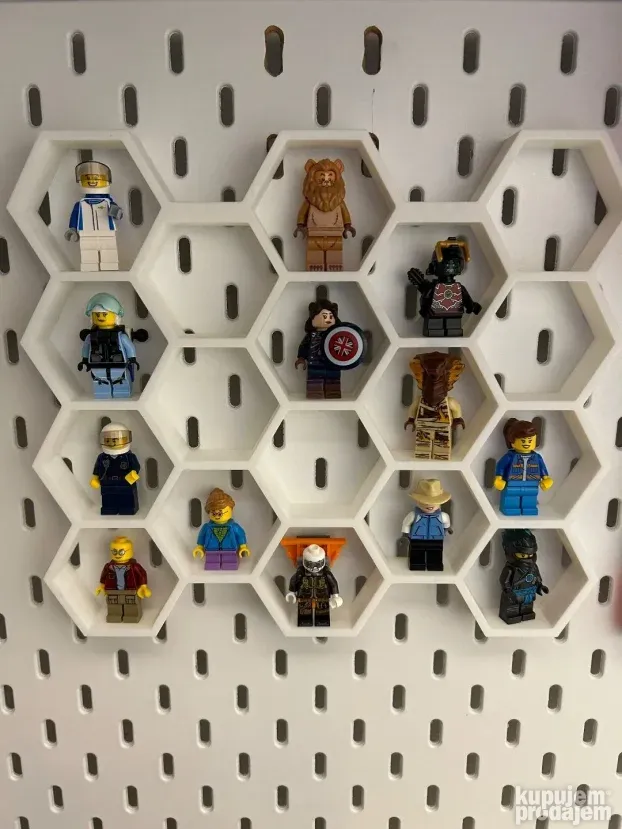 Ikea SKADIS Police za LEGO kolekcije