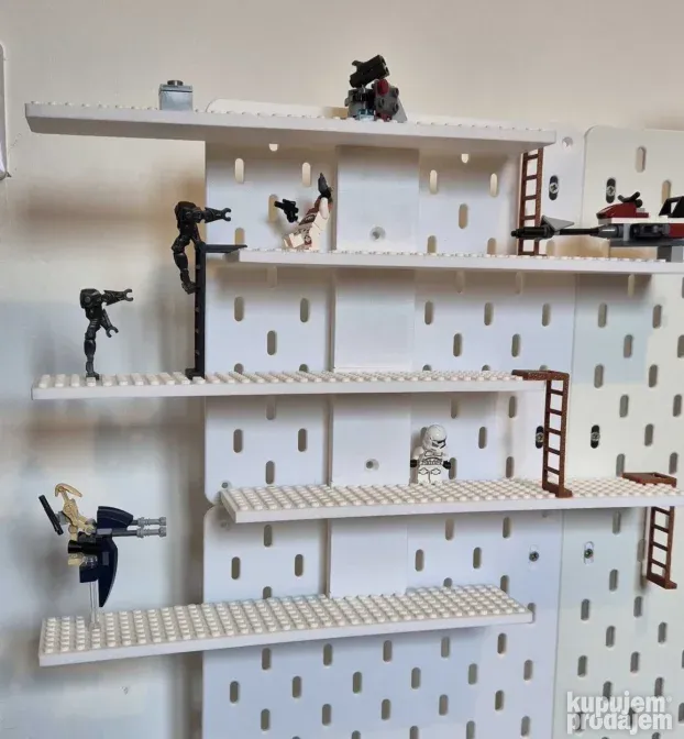 Ikea SKADIS Police za LEGO kolekcije