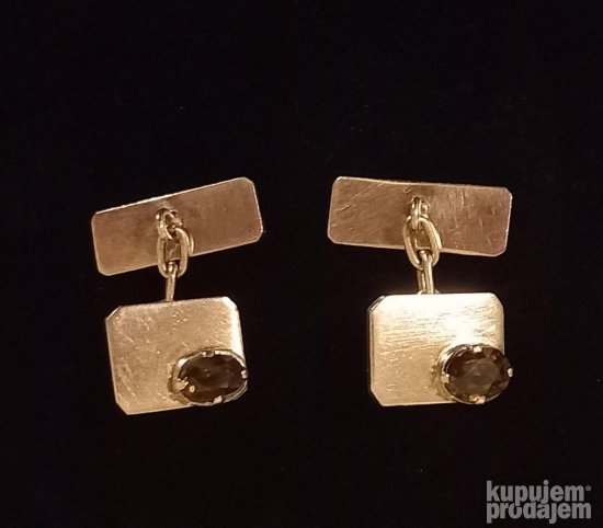 Antikvarne stare Srebrne manzetne Unisex, sa Citrinom