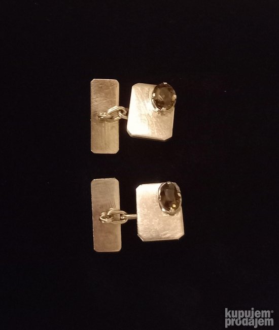 Antikvarne stare Srebrne manzetne Unisex, sa Citrinom