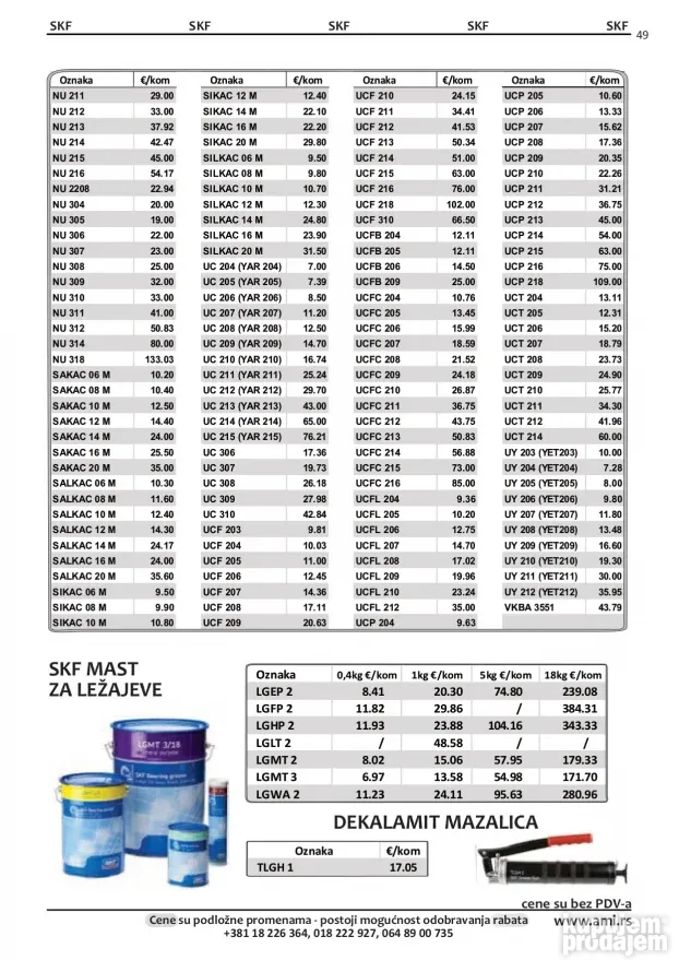 Lager 6000 2RS SKF