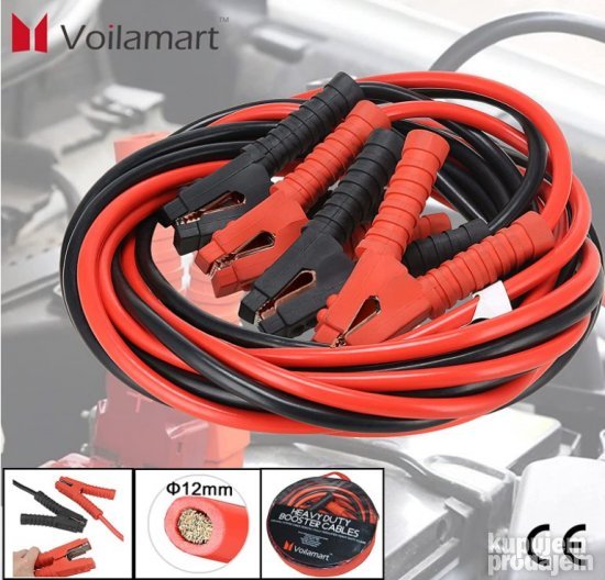 Kablovi za Startovanje 1200 AMP 6Metara - Voilamart