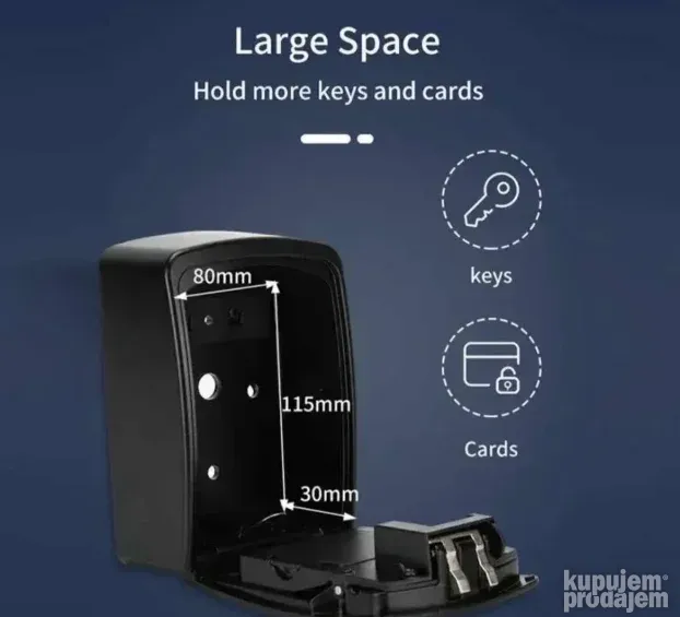 Sef za kljuceve sa sifrom Lock Box sef za kljuceve Lock box