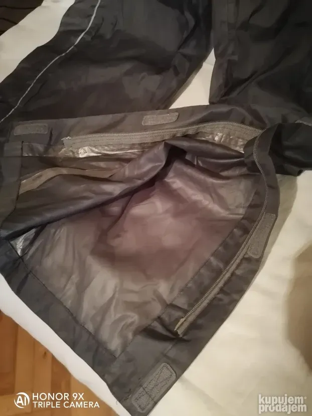Crivit vodootporne pantalone, zip celom dužinom