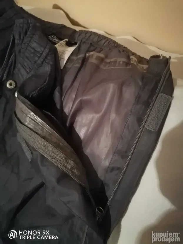 Crivit vodootporne pantalone, zip celom dužinom