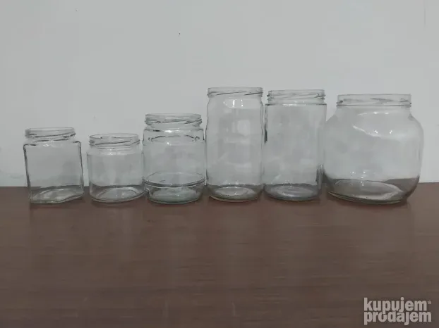 Staklene teglice i poklopci- NOVO 324ml, 314ml, 580ml,720ml.