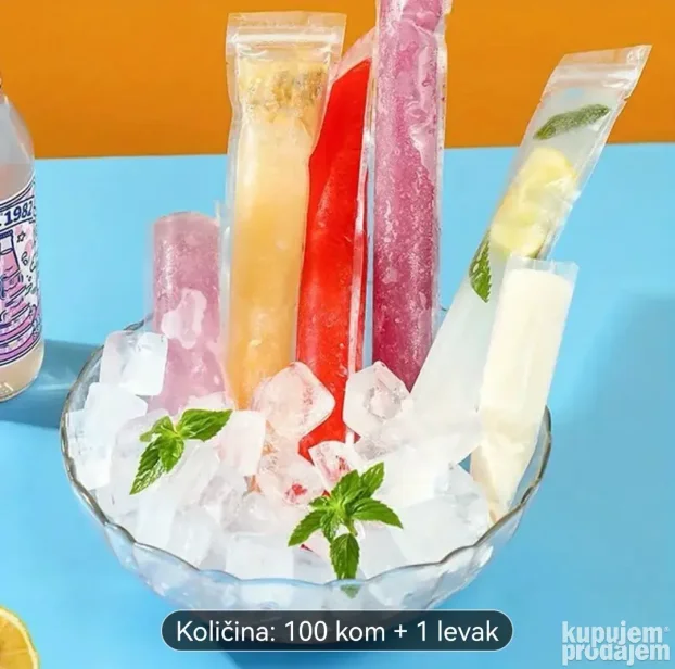 KESE ZA SLADOLED sto komada i levak PRODATO