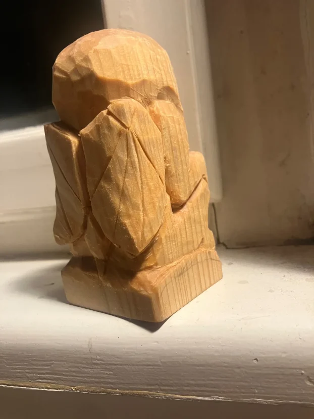 Cthulhu figura drvena