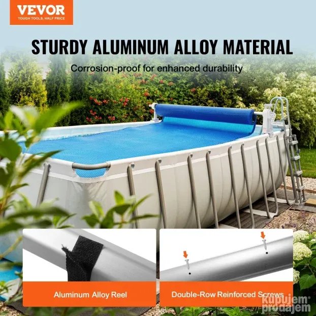 Aluminijumski prekrivac za bazene