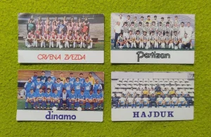 Slicice -  Partizan,Crvena zvezda,Hajduk i Dinamo