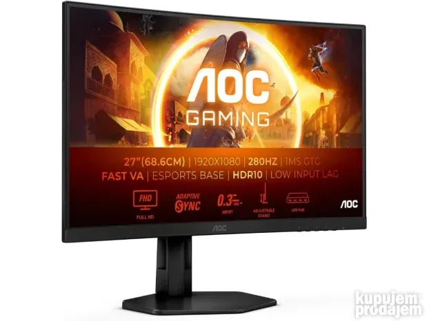 AOC C27G4ZXE 27" GAMING Full HD 280Hz 0.3ms novo garancija