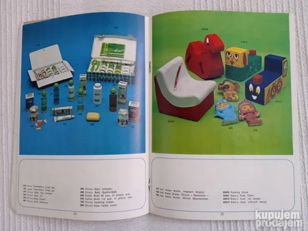 Chicco stari katalog iz 1971.g.
