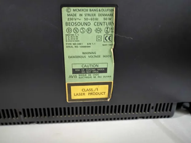 Bang&Olufsen BeoSound Century