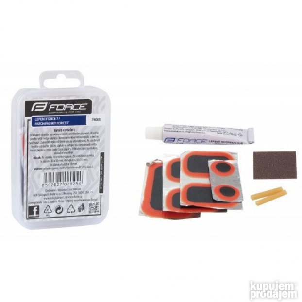 Set za krpljenje guma  FORCE 7