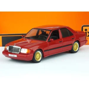 IXO Mercedes 300E (W124), dark red, 1984, 1:43