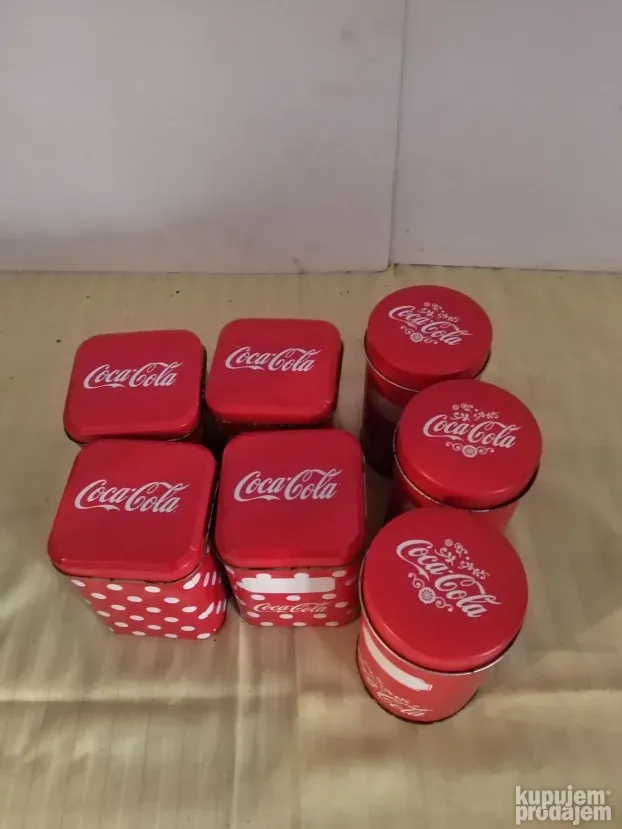 Limene kutije Coca Cola 7 komada
