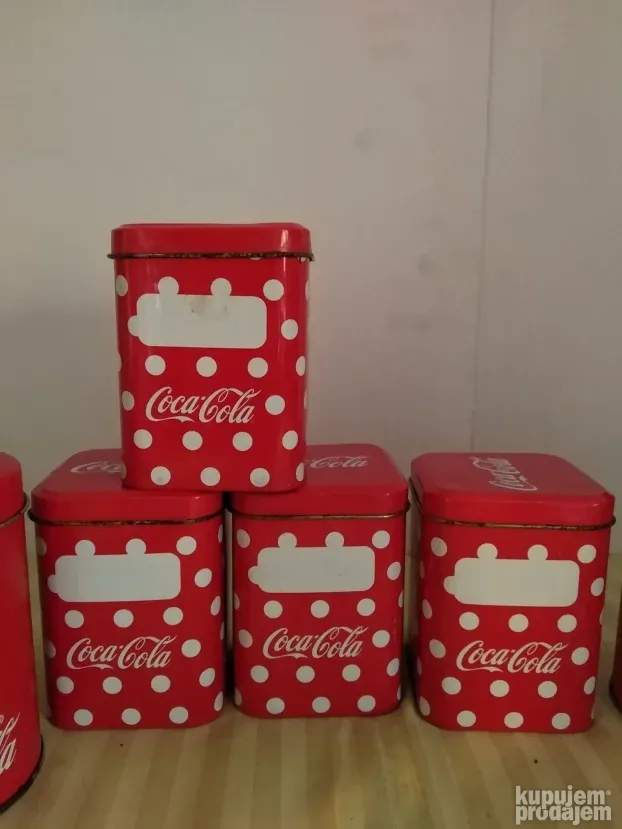 Limene kutije Coca Cola 7 komada