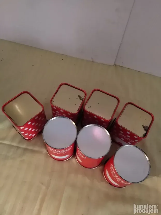 Limene kutije Coca Cola 7 komada