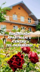 Sokobanja, apartmani u centru, popust za bazene
